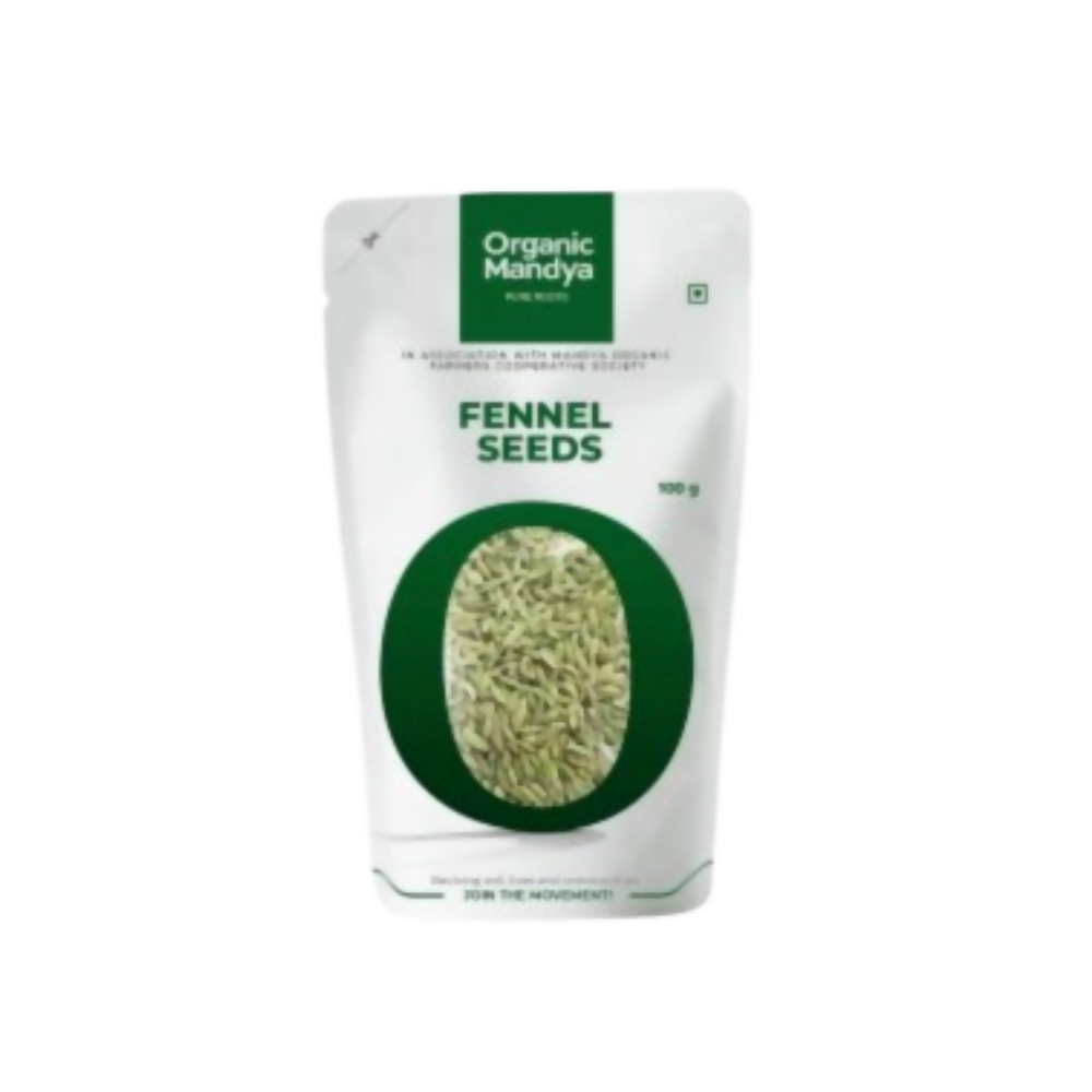 Organic Mandya Fennel Seeds(Saunf) | Grocsy