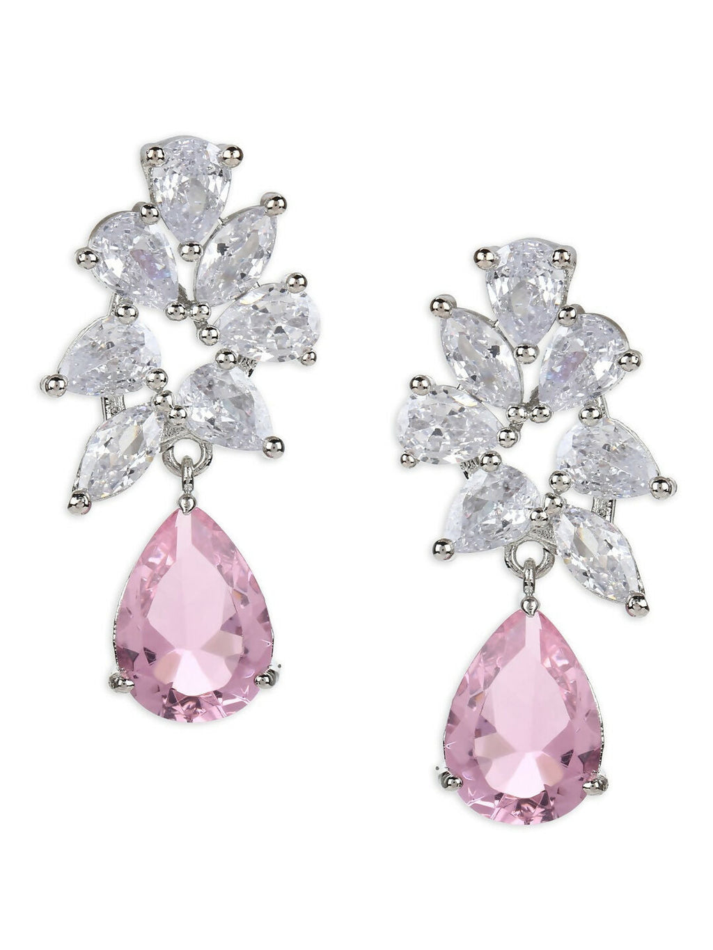 Champagne Stone Earrings- Ruby Raang | Grocsy