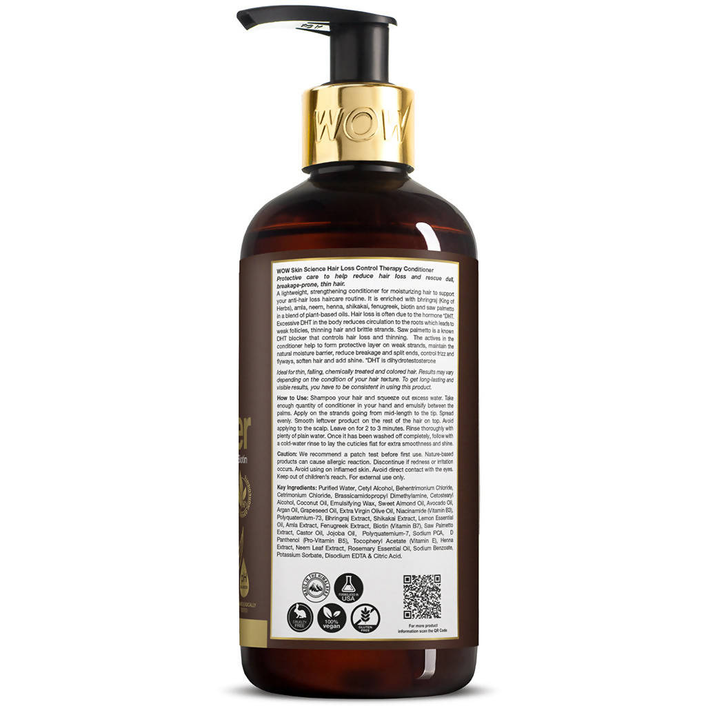 Wow Skin Science Hair Loss Control Therapy Conditioner | Grocsy