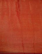 Sea Blue And Orange Cotton Brasson Saree For Office/Regular Wear By Gayathri Reddy Designer Studio | Grocsy