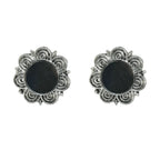 Mominos Fashion Johar Kamal Oxidised Silver-Plated Mirror Design Necklace Choker Set For Women | Grocsy