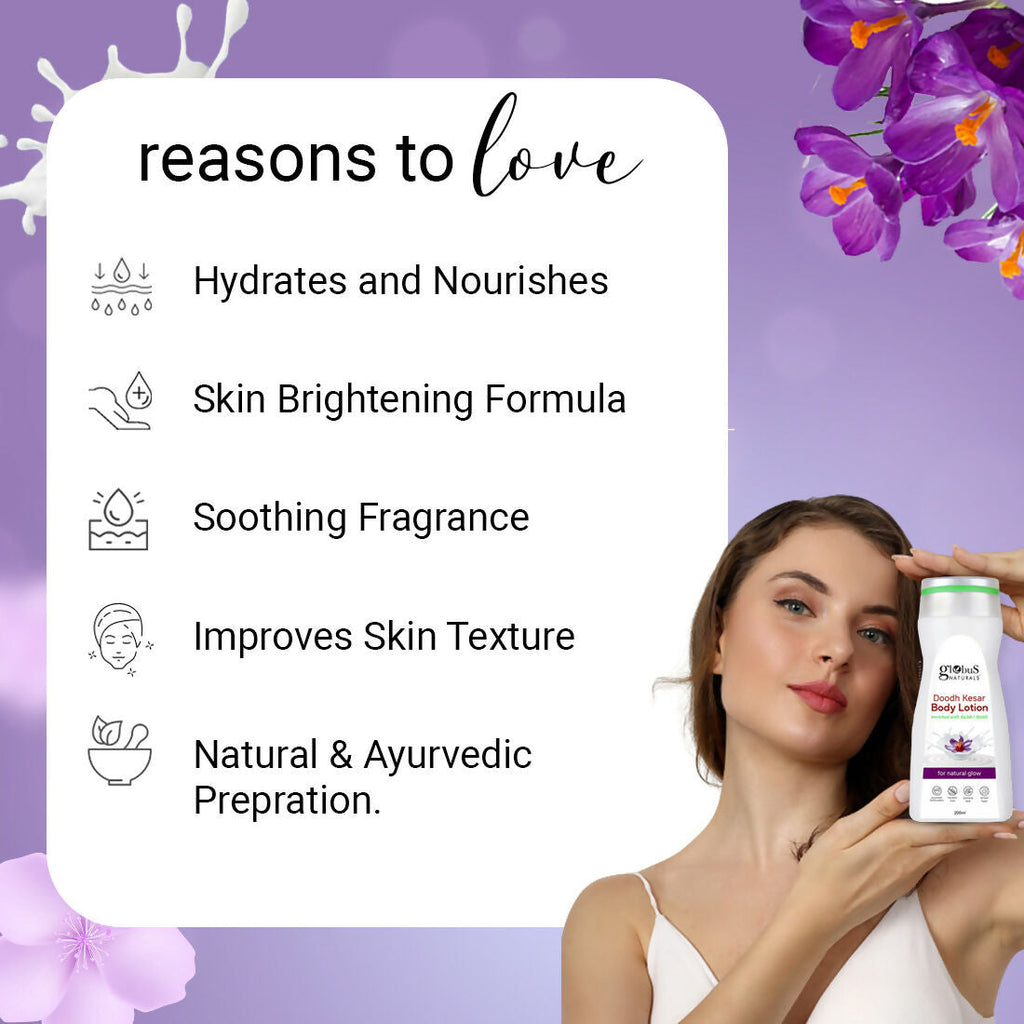 Globus Naturals Doodh Kesar Body Lotion | Grocsy