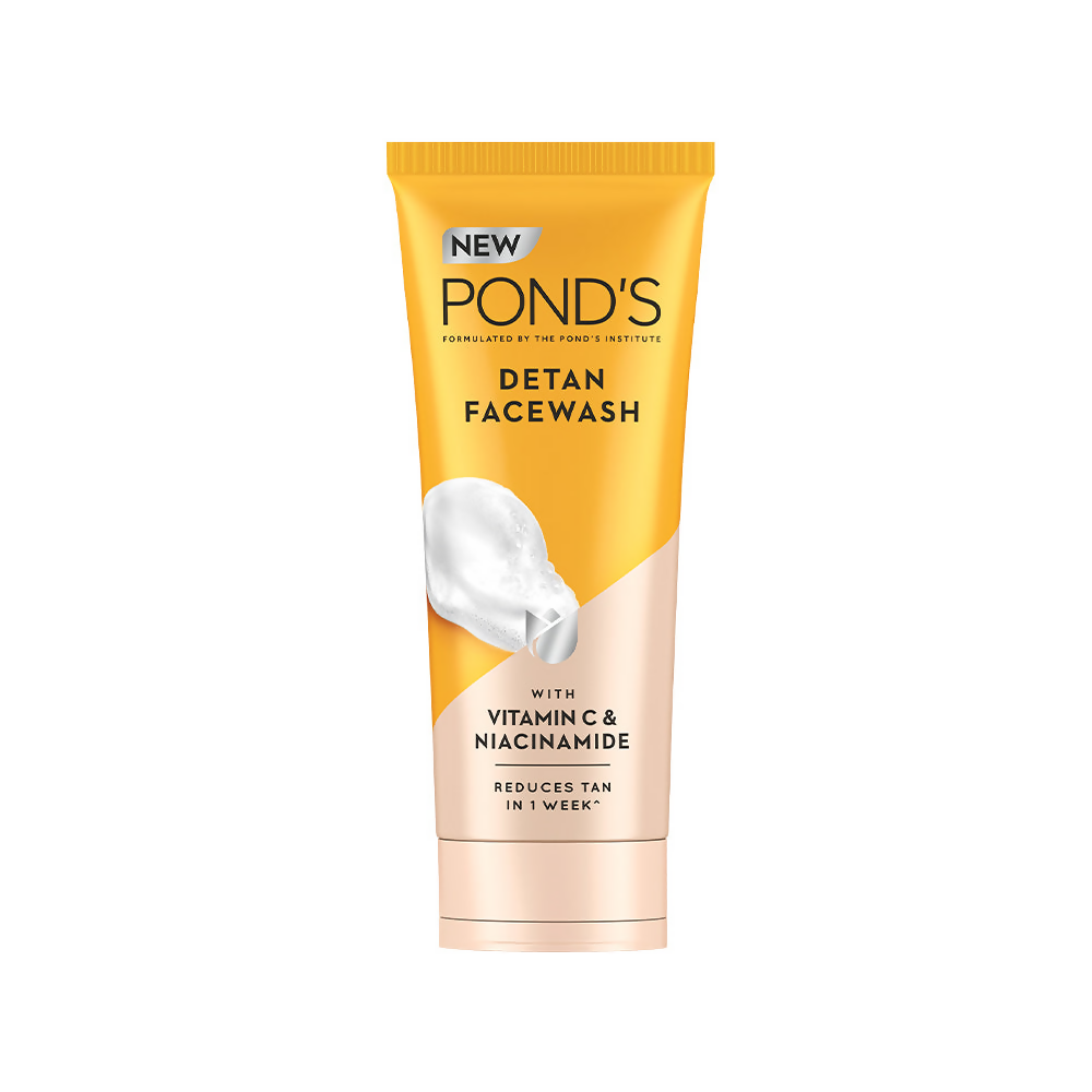 Ponds Detan Facewash with Vitamin C & Niacinamide | Grocsy
