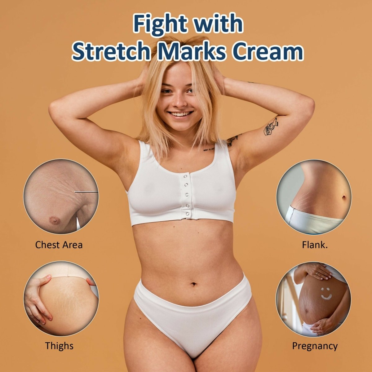 7 Days Natural Stretch Marks Scar Removal Cream Oil | Grocsy