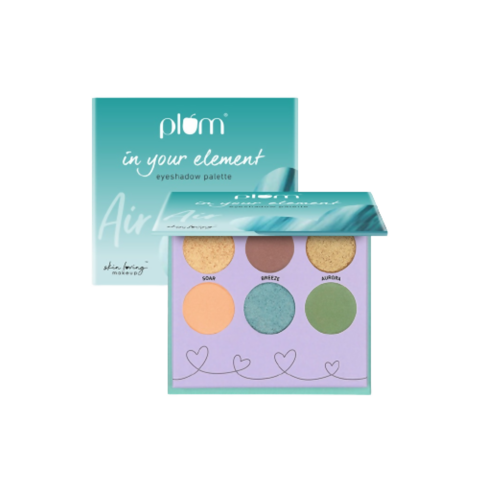 Plum In Your Element Eyeshadow Palette Easy to Blend 6-in-1 Palette 04 Air | Grocsy
