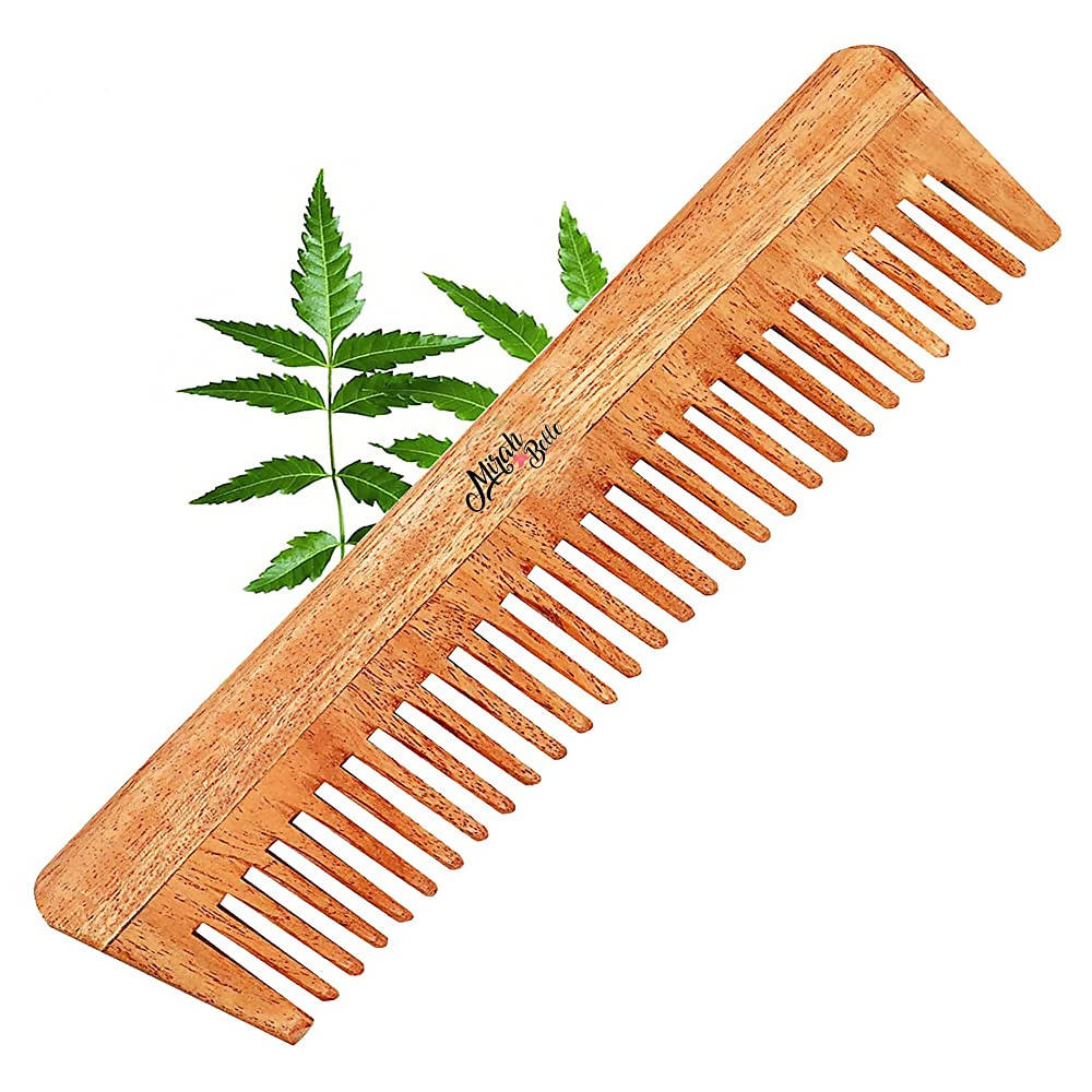 Mirah Belle Handmade Neem Wood Comb | Grocsy