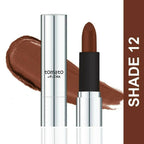 Flicka Tomato Brown Matte Finish Lipstick Shade 12 | Grocsy