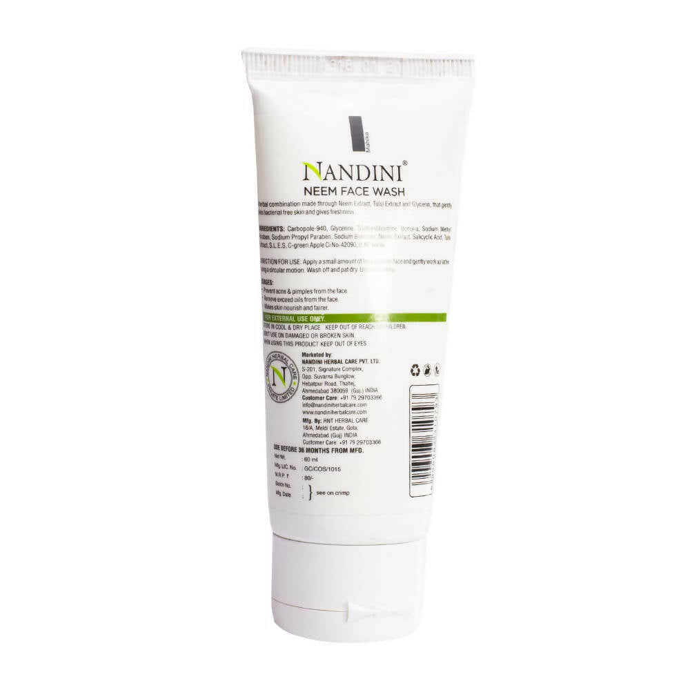Nandini Herbal Neem Tulsi Face Wash | Grocsy