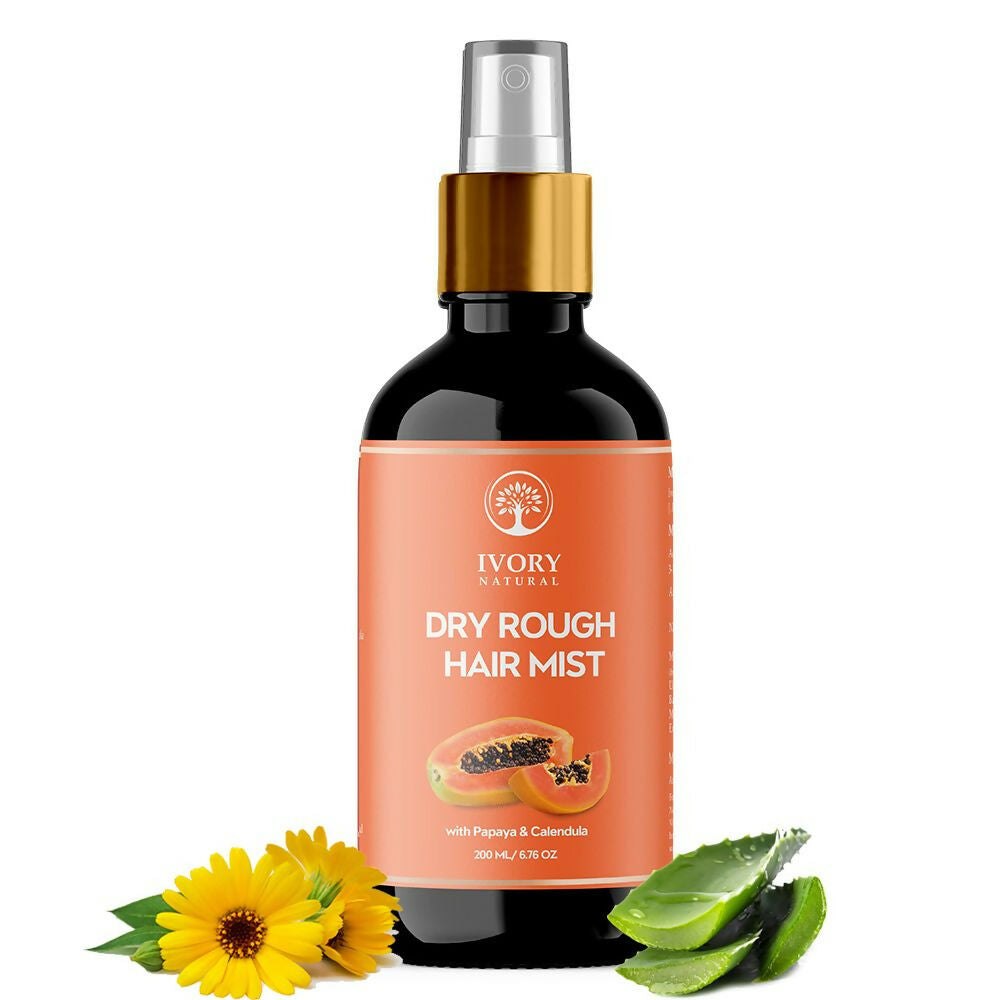 Ivory Natural Dry Rough Hair Mist - Reenergize, Moisturize, And Glow - Immediate Hydration For Dry Hair | Grocsy