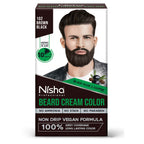 Nisha Beard Colour for Men - Brown Black | Grocsy