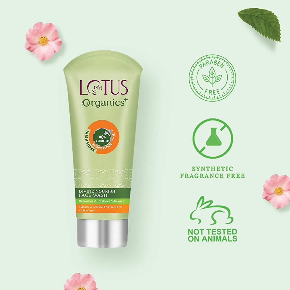 Lotus Organics+ Divine Nourish Face Wash | Grocsy