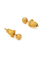 Ruby Raang Golden Studs | Grocsy