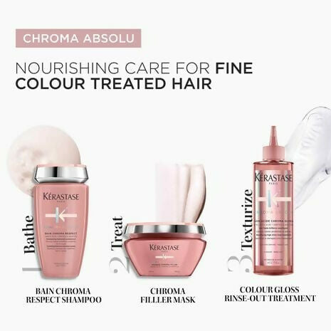 Kerastase Chroma Absolu Bain Chroma Respect Shampoo For Fine Hair | Grocsy