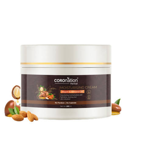 Coronation Herbal Moroccan Argan & Almond Oil Moisturizing Cream | Grocsy
