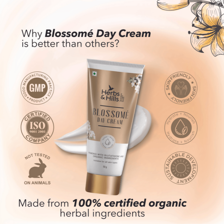 Herbs & Hills Blossome Day Cream | Grocsy