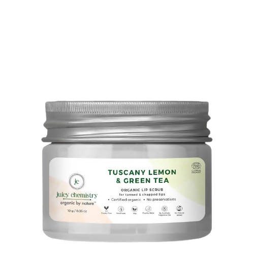 Juicy Chemistry Tuscany Lemon & Green Tea Lip Scrub | Grocsy