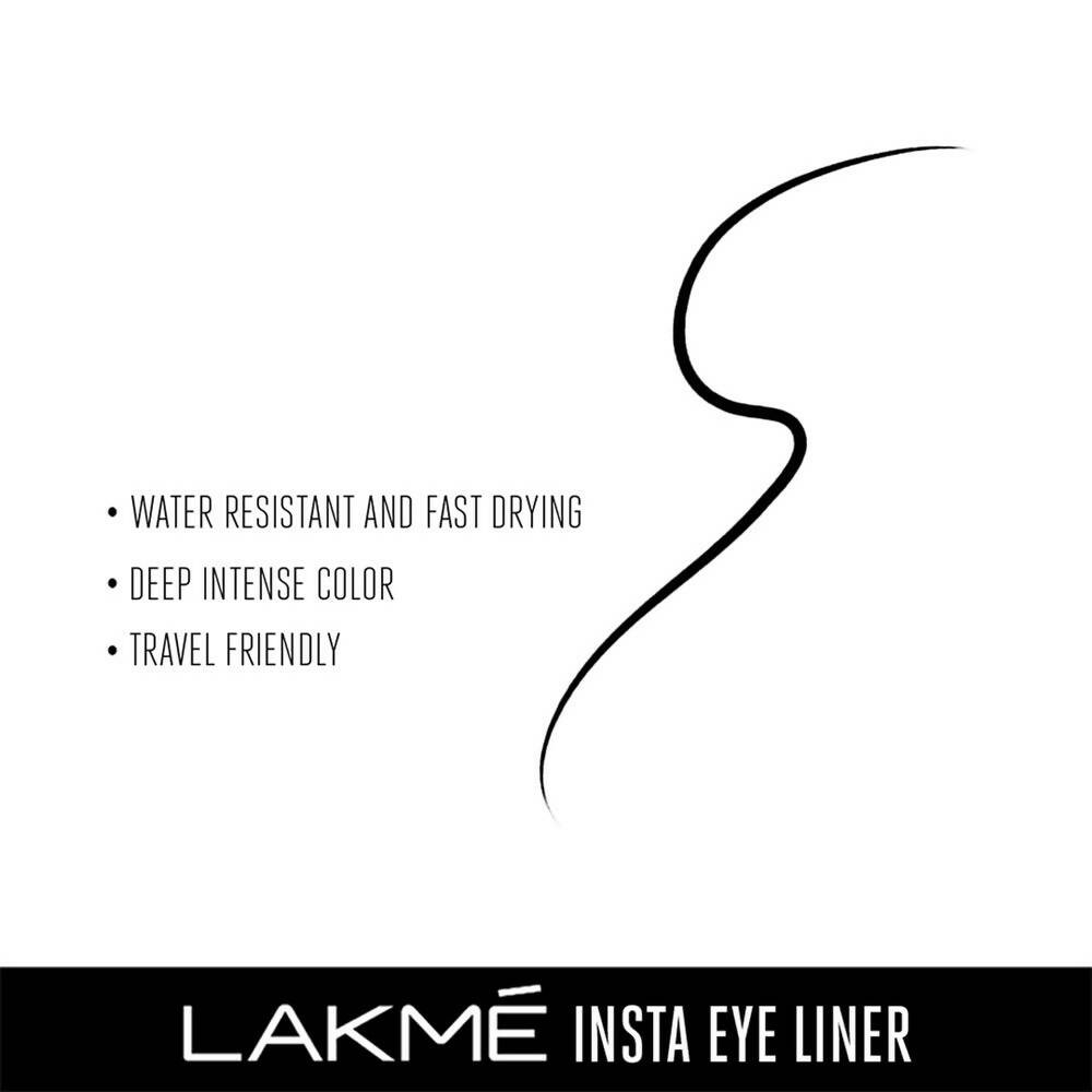 Lakme Insta Eye Liner -Black | Grocsy