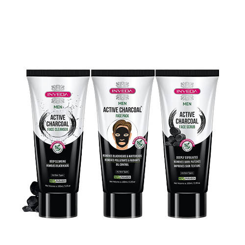 Inveda Active Charcoal Kit For Men | Grocsy