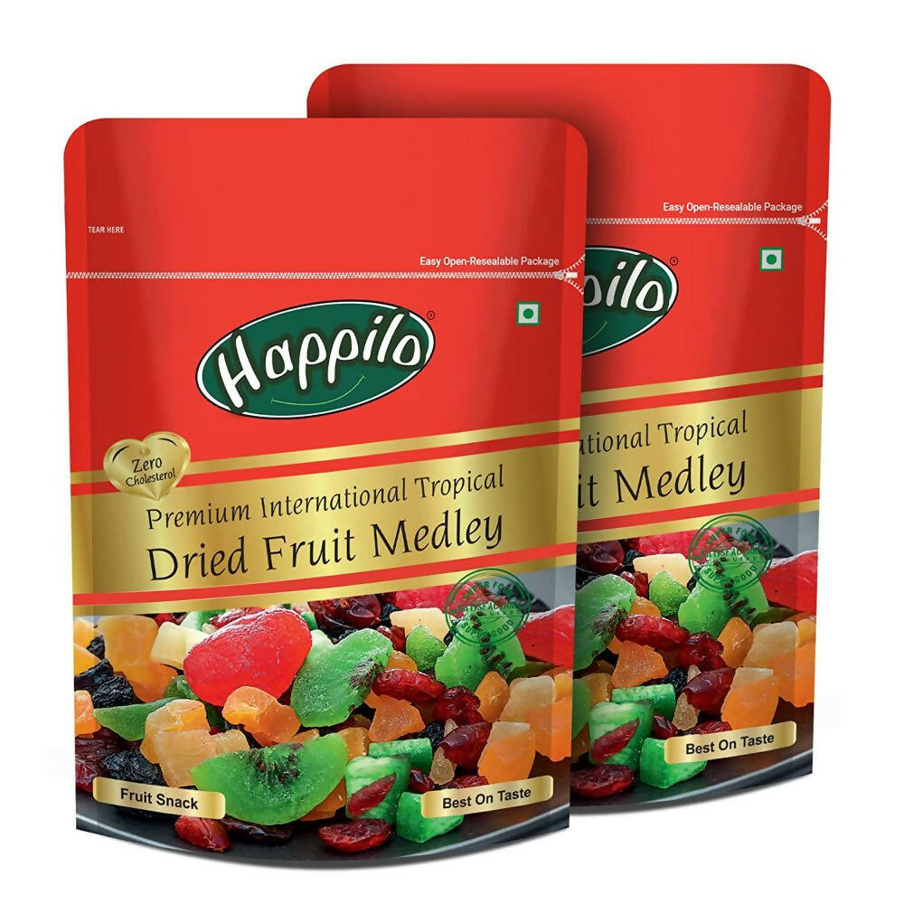 Happilo Premium International Dried Tropical Fruit Medley | Grocsy