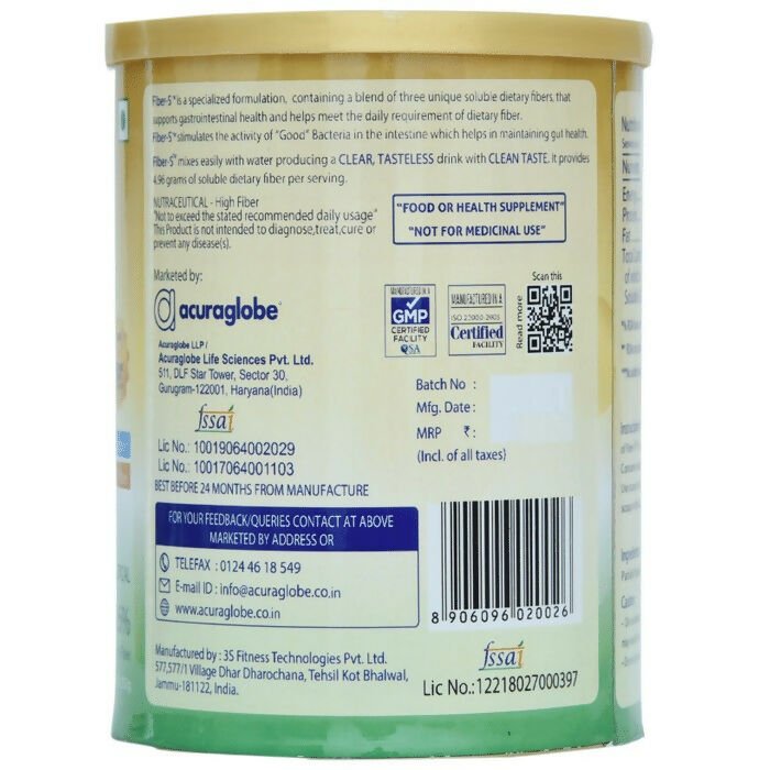 Acuraglobe Fiber-S Powder | Grocsy
