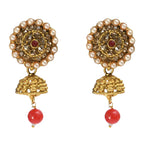 Mominos Fashion Johar Kamal Gold-Polished Brass Finish Kundan Choker For Women (Golden) | Grocsy