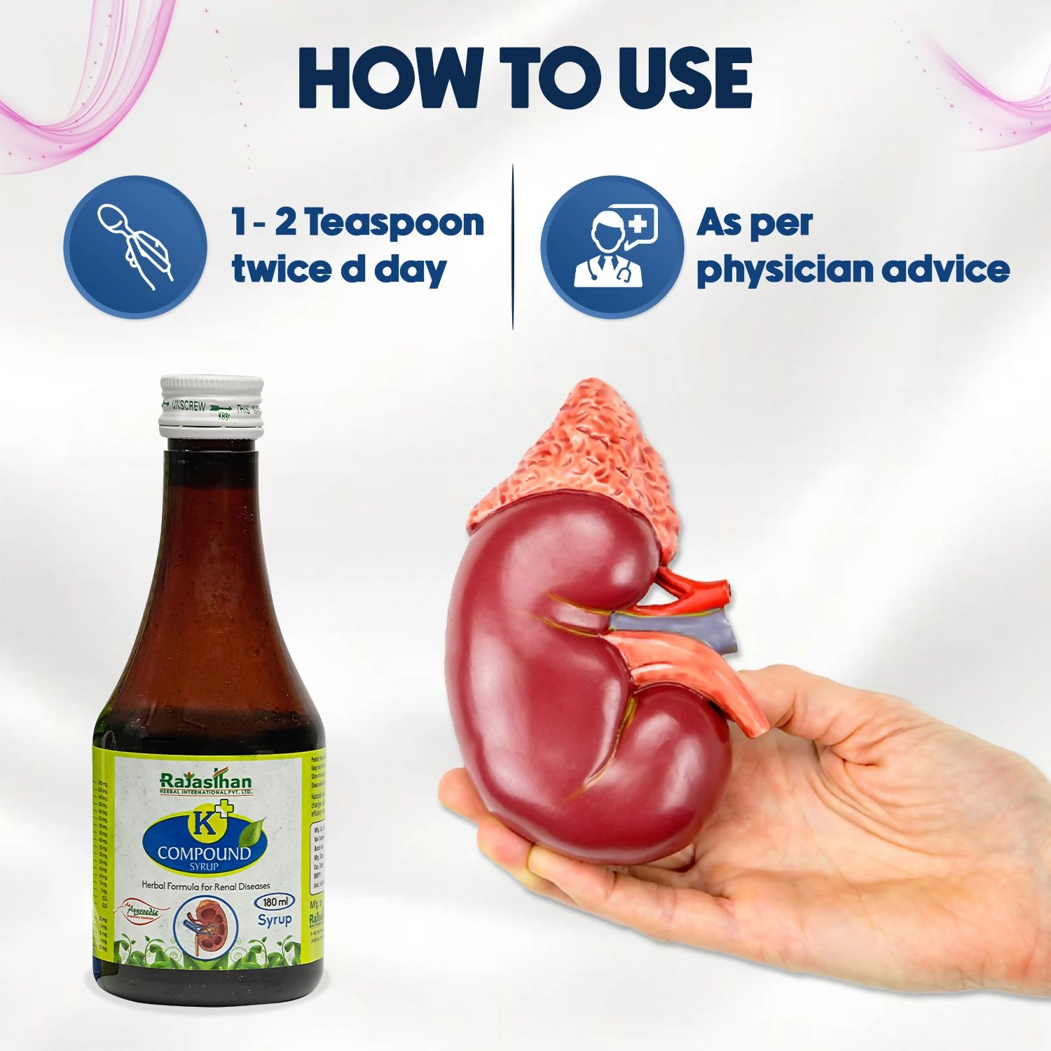 Rajasthan Herbals K+ Compound Syrup | Grocsy