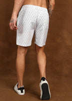 Fabmade Urban Dot Linen Shorts | Grocsy