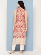 Ahalyaa Women Ethnic Motifs Embroidered Gotta Patti Kurta | Grocsy