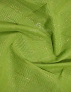 Dual Shade of Parrot Green And Mehndi Pure Mangalgiri Cotton By Gayathri Reddy Designer Studio | Grocsy