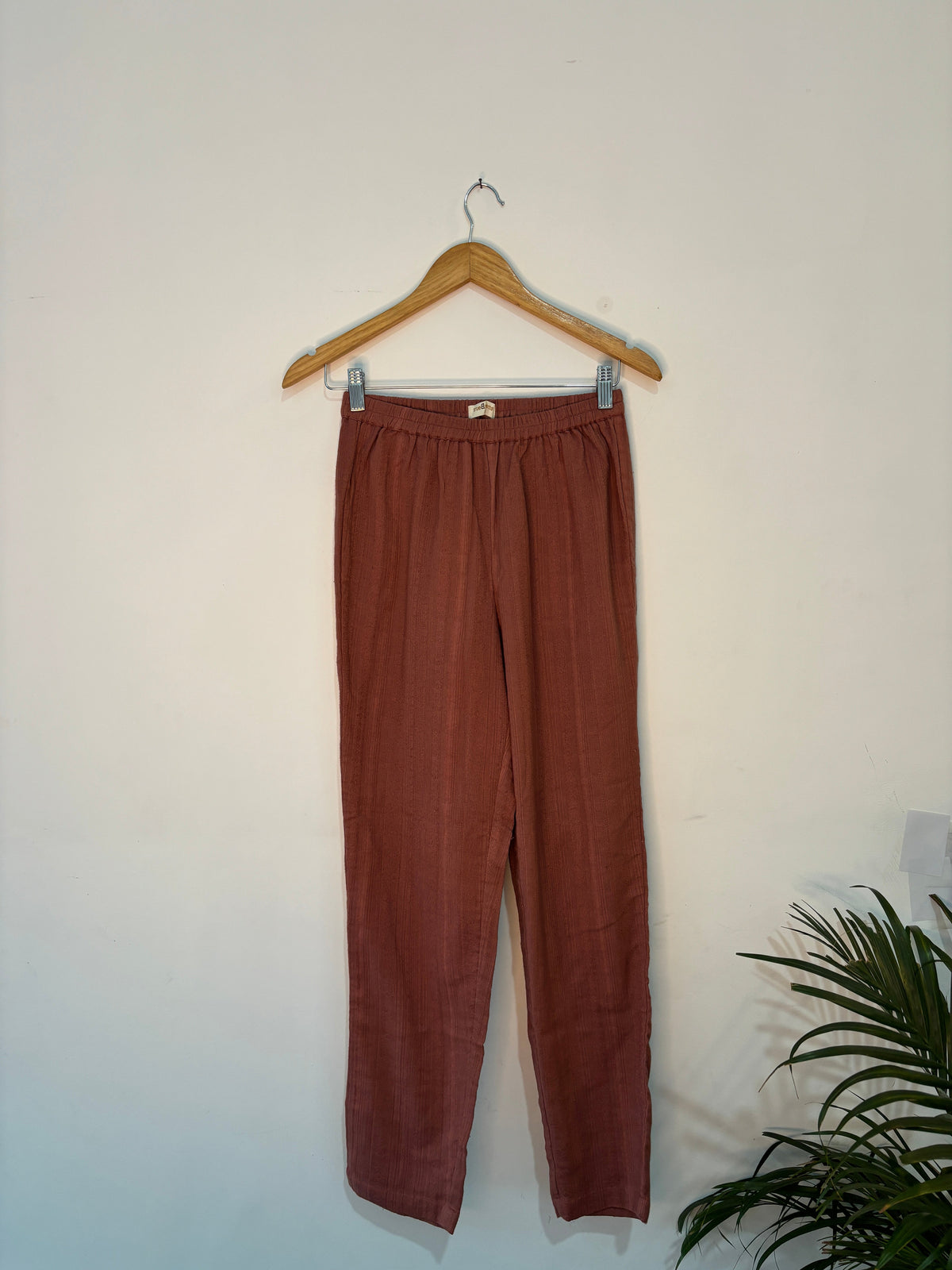 trueBrowns Pink Gauze Dobby Co-ord Set | Grocsy