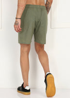 Fabmade Grove Ease Linen Shorts | Grocsy