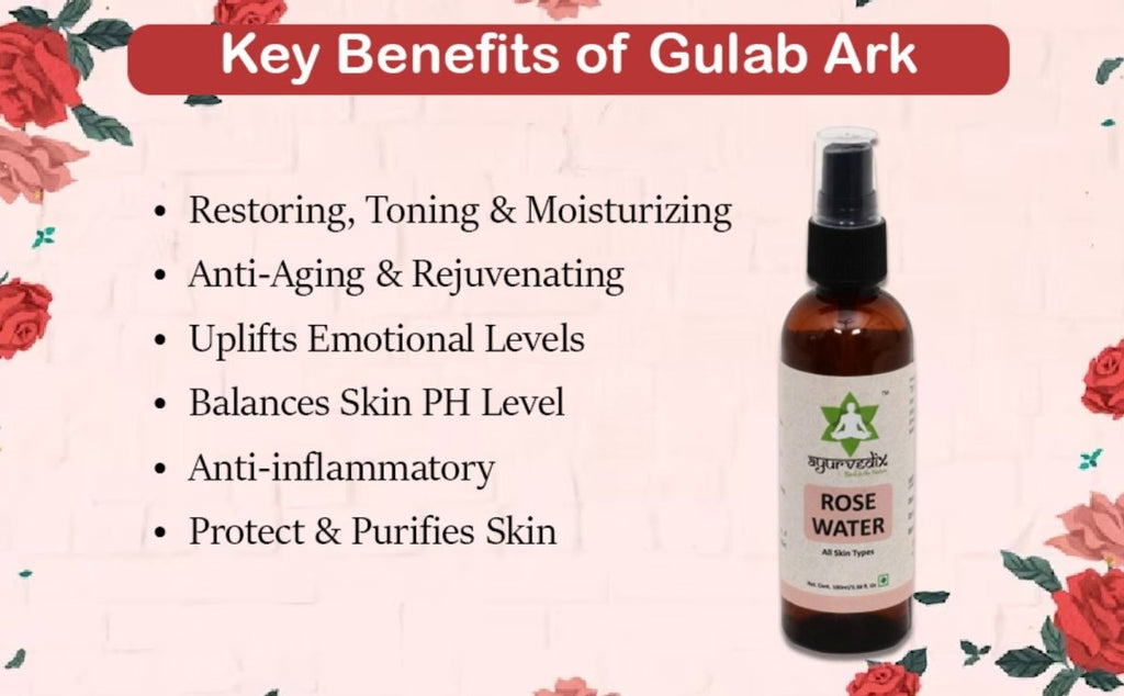 Ayurvedix Rose Water | Grocsy