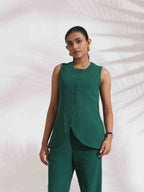 trueBrowns Green Cotton Co-ord Set | Grocsy