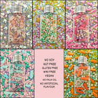 Confect Spring Sprinkles Edible | Vermecelli, Pearls & Stars Sprinkles Pack of 5 (EAST 4) - 100Gms | Grocsy