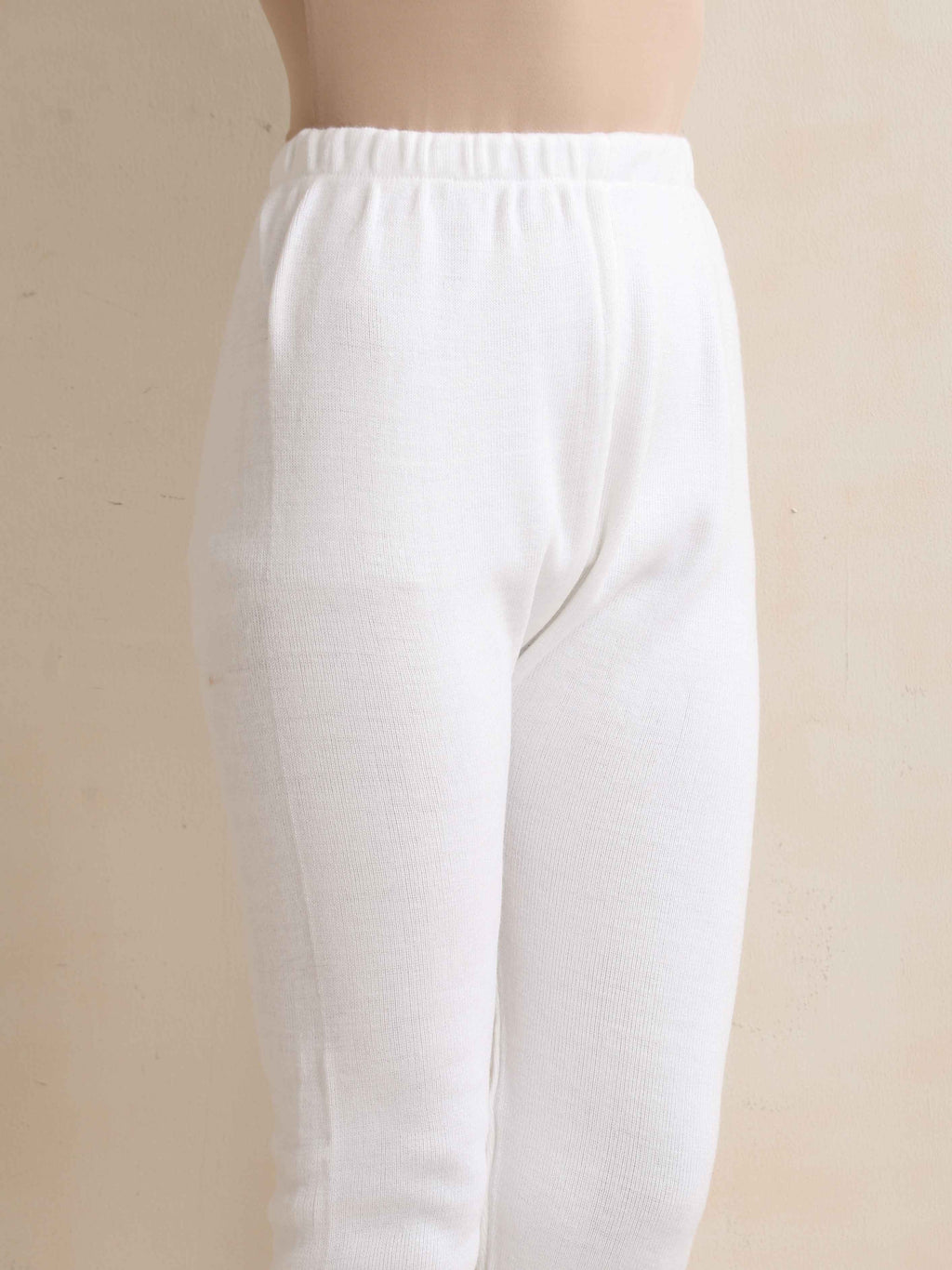 trueBrowns White Woollen Leggings | Grocsy
