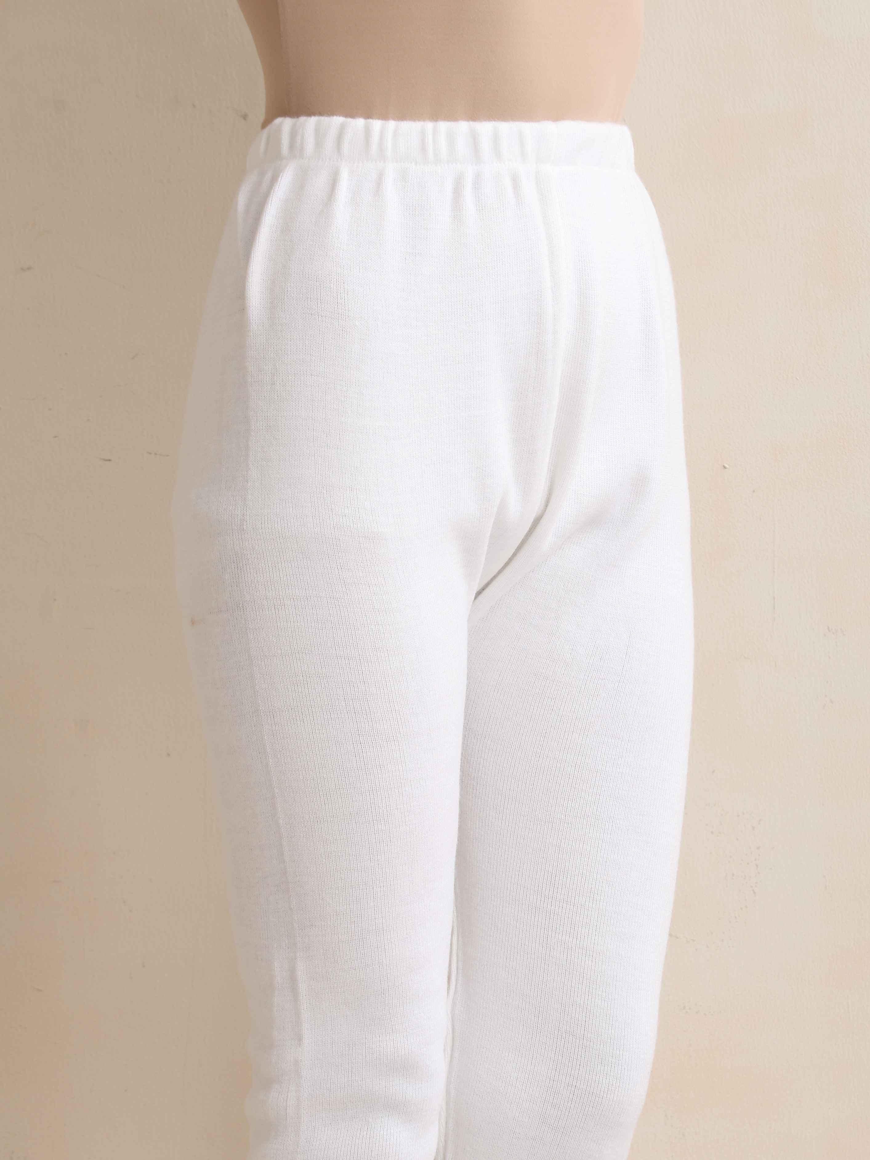 trueBrowns White Woollen Leggings | Grocsy