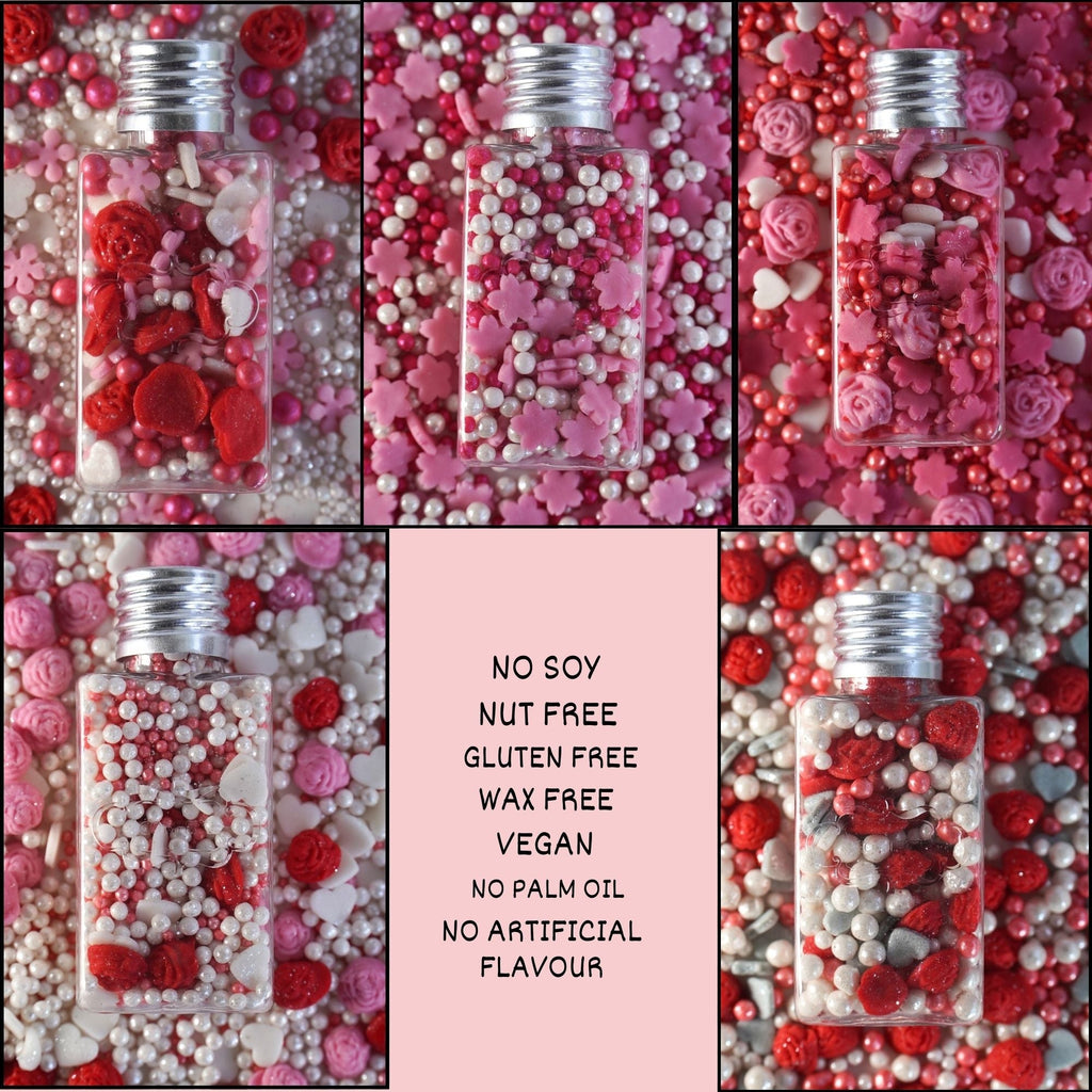 Confect Glittering Grace I Silver & White Pearls | Edible Mother's Day Sprinkles | Grocsy