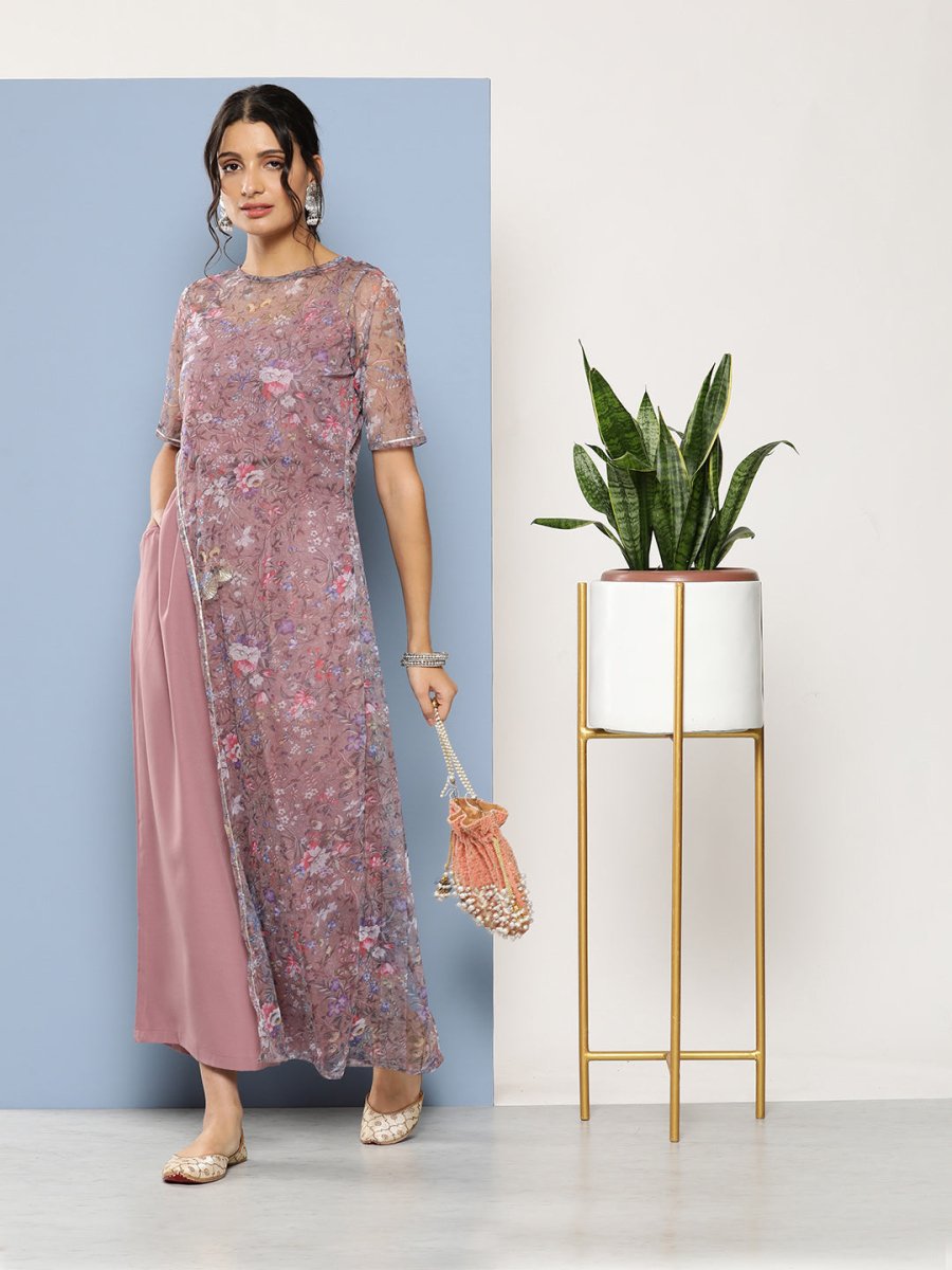 Ahalyaa Printed Waist Tie-Ups Basic Jumpsuit | Grocsy
