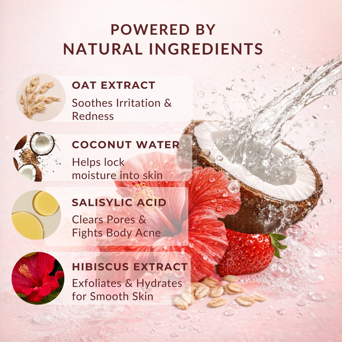 Velleja Exfoliating Body Wash with Salicylic Acid for Body Acne & Rough Bumpy Skin | Reduce Strawberry Legs | Grocsy