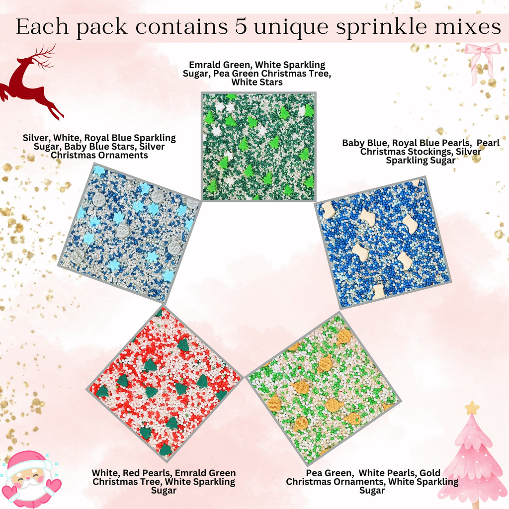 Confect Christmas Sprinkles CH Multipack 27 | Grocsy