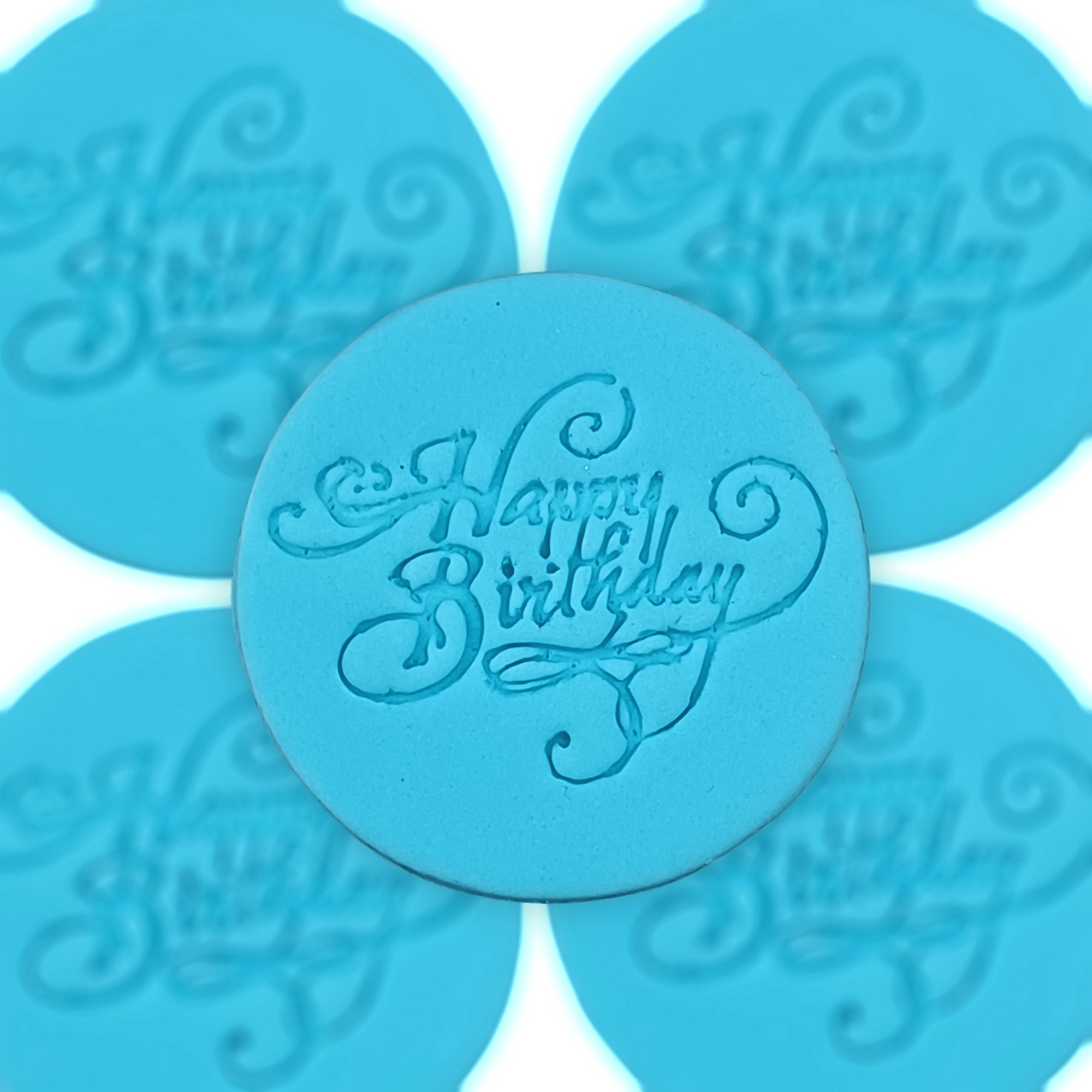Confect Toppers Cutters | Congratulations Topper Cutter | Fondant Cutter | Celebration Topper Cutter | (Happy Birthday 03) | Grocsy
