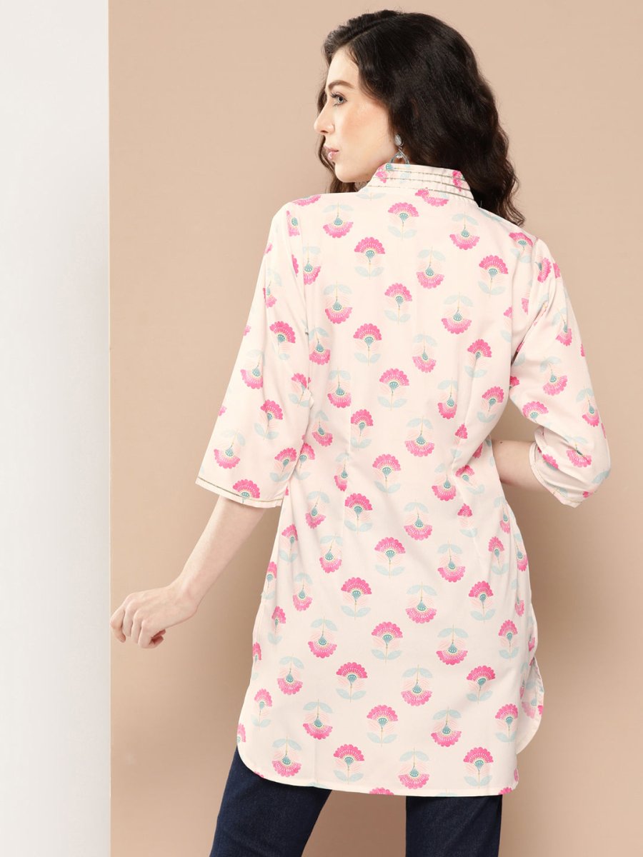 Ahalyaa Floral Printed Tunic | Grocsy