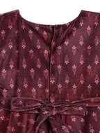 Ahalyaa Girls Printed A-Line Maxi Ethnic Dresses | Grocsy