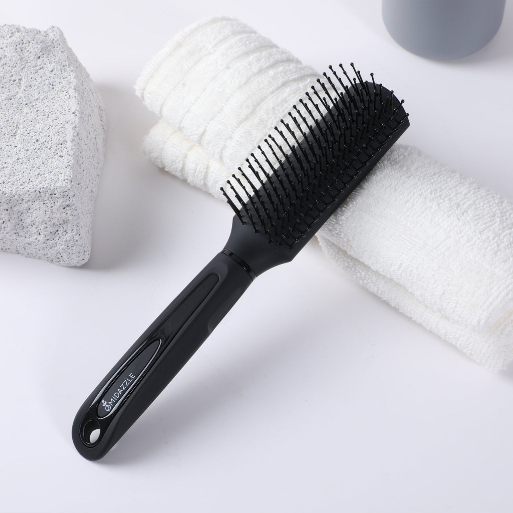MiDazzle Hair Brush (Matt Black) MIHB0004 | Grocsy