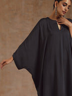trueBrowns Grey Modal Satin Oversized Round Co-Ord Set | Grocsy