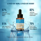 Velleja Hyaluronic Acid Hydrating & Glow Face Serum|48-Hour Moisture Lock|Plumping, Firming & Lightweight Serum for Extra Dry Skin | Grocsy