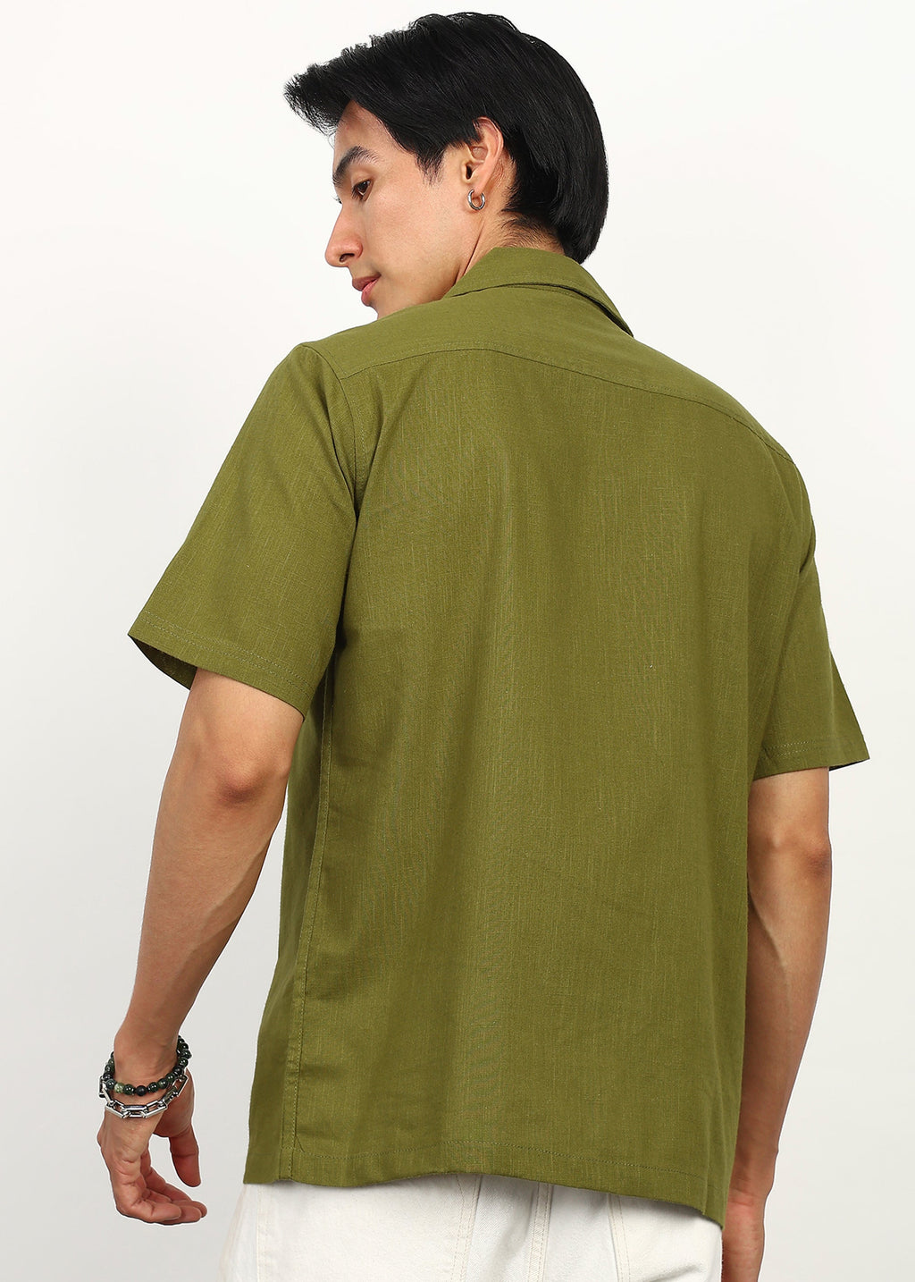 Fabmade Olive Ease Shirt | Grocsy