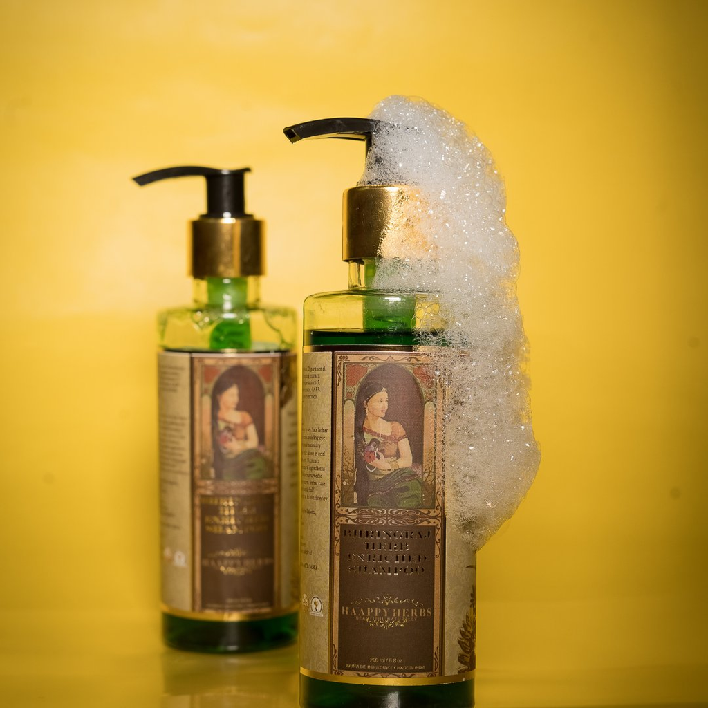 Haappyherbs Bhringraj Herb Enriched Shampoo | Grocsy