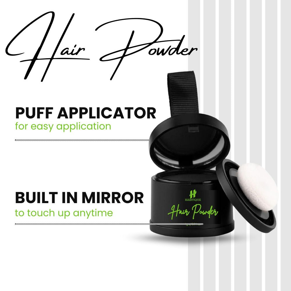 Samisha Cover Up Hair Powder - Black | Grocsy