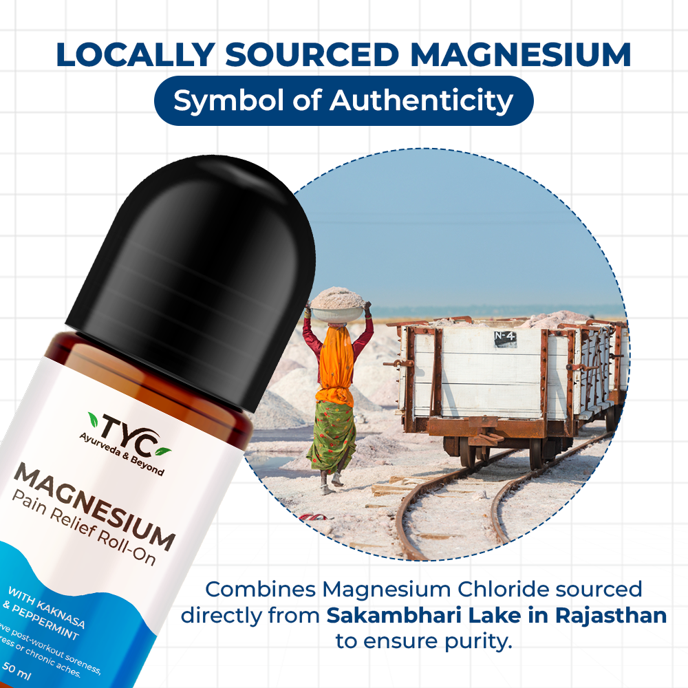 TYC Magnesium Pain Relief Roll On | Grocsy